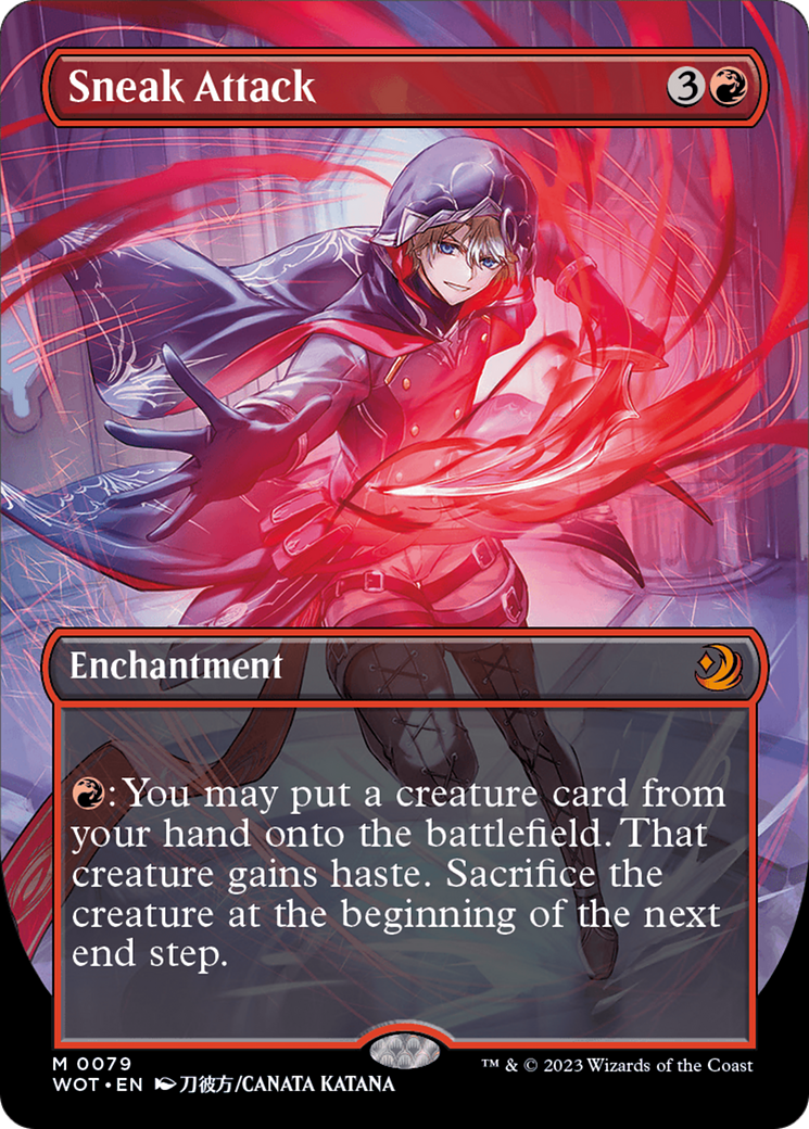 Sneak Attack (Anime Borderless) [Wilds of Eldraine: Enchanting Tales] | Webway Games