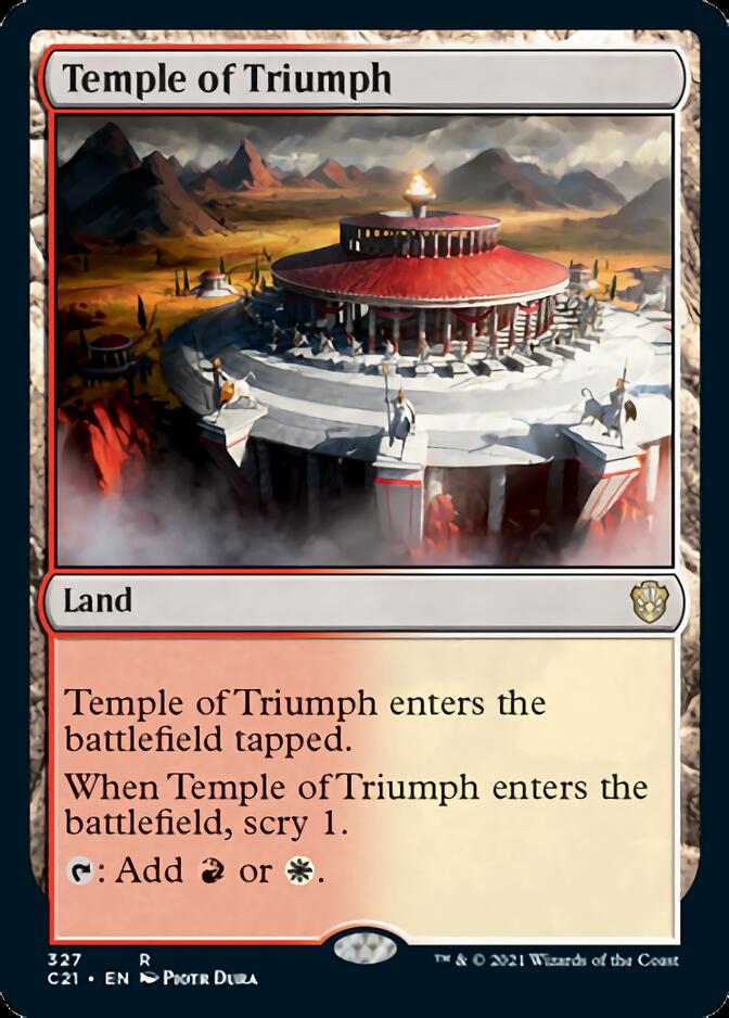 Temple of Triumph [Commander 2021] | Webway Games