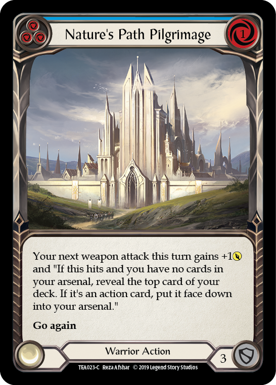 Nature's Path Pilgrimage (Blue) [TEA023-C] 1st Edition Normal | Webway Games