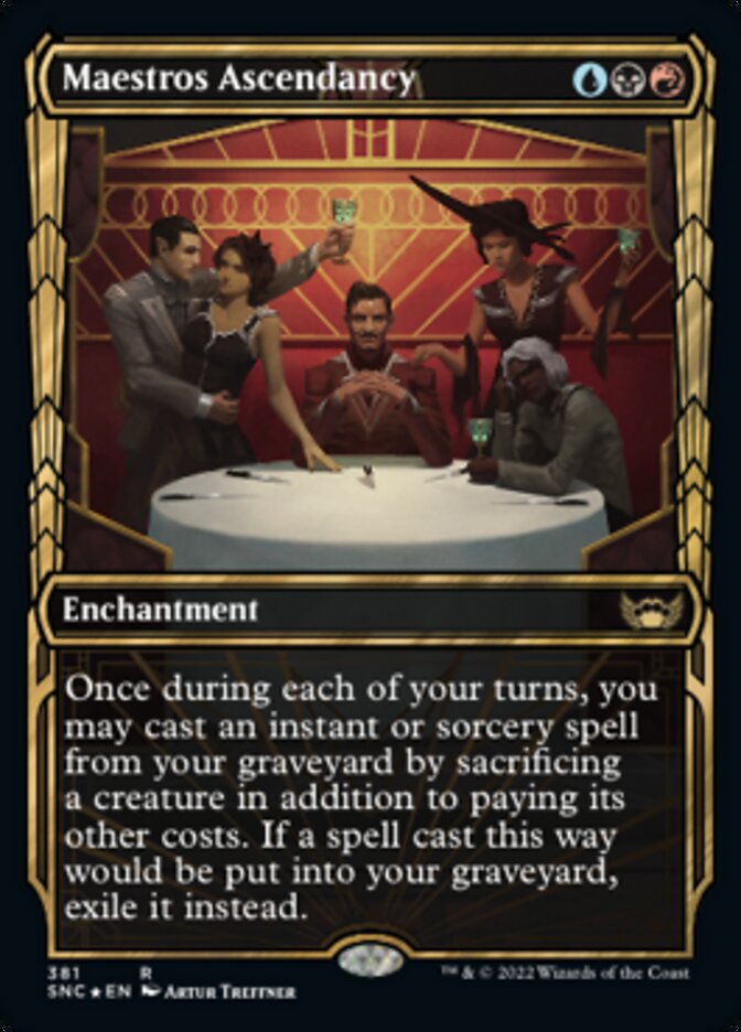 Maestros Ascendancy (Showcase Golden Age Gilded Foil) [Streets of New Capenna] | Webway Games
