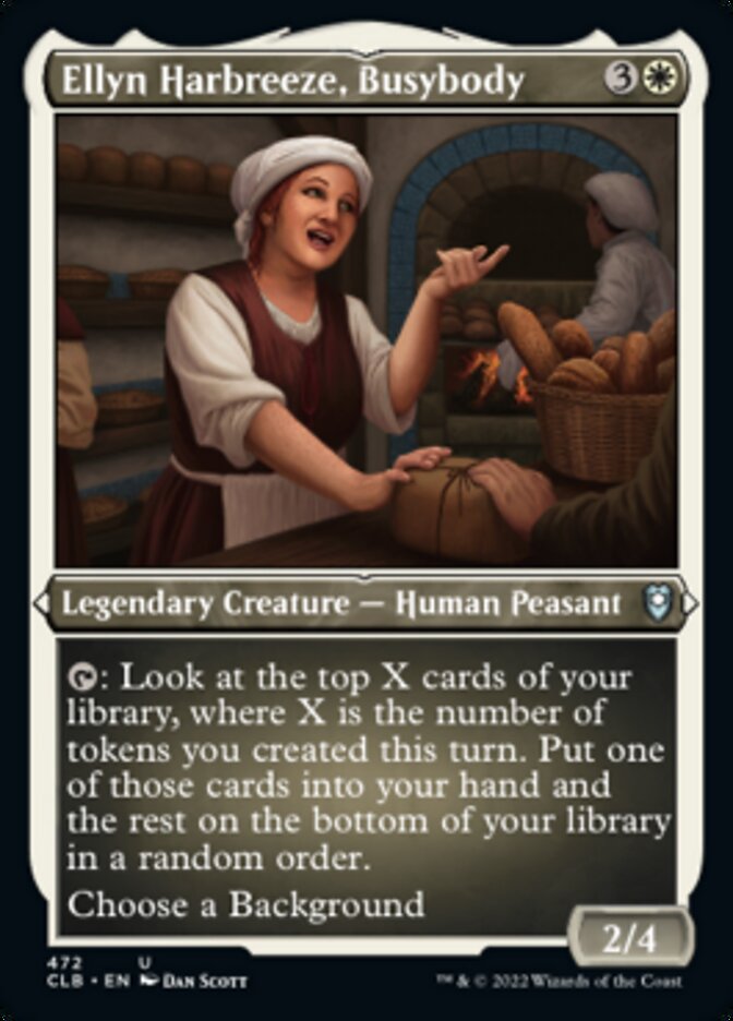 Ellyn Harbreeze, Busybody (Foil Etched) [Commander Legends: Battle for Baldur's Gate] | Webway Games
