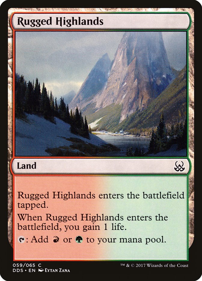 Rugged Highlands [Duel Decks: Mind vs. Might] | Webway Games