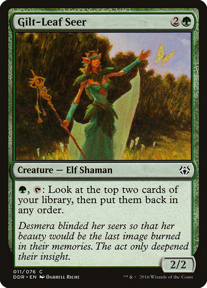 Gilt-Leaf Seer [Duel Decks: Nissa vs. Ob Nixilis] | Webway Games