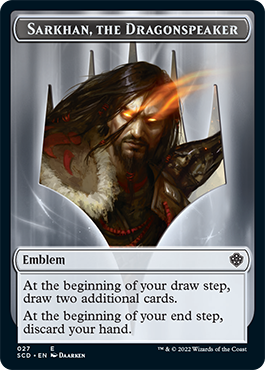 Sarkhan, the Dragonspeaker // Sarkhan, the Dragonspeaker Double-Sided Token [Starter Commander Decks] | Webway Games