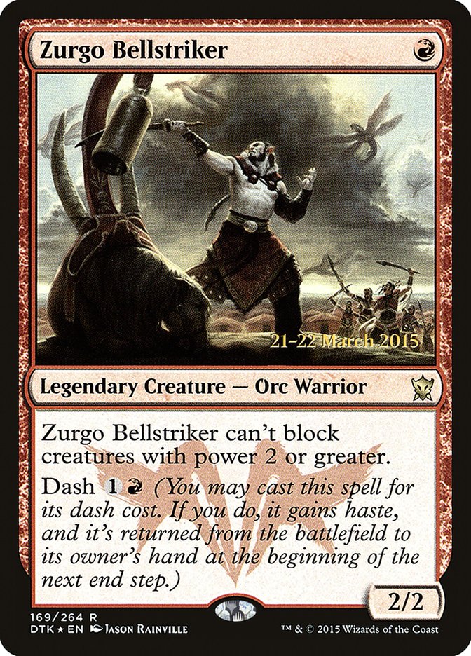 Zurgo Bellstriker  (Prerelease) [Dragons of Tarkir Prerelease Promos] | Webway Games