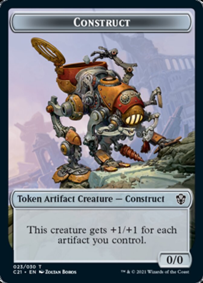 Copy // Construct Token (030) [Commander 2021 Tokens] | Webway Games
