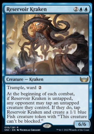 Reservoir Kraken (Promo Pack) [Streets of New Capenna Promos] | Webway Games