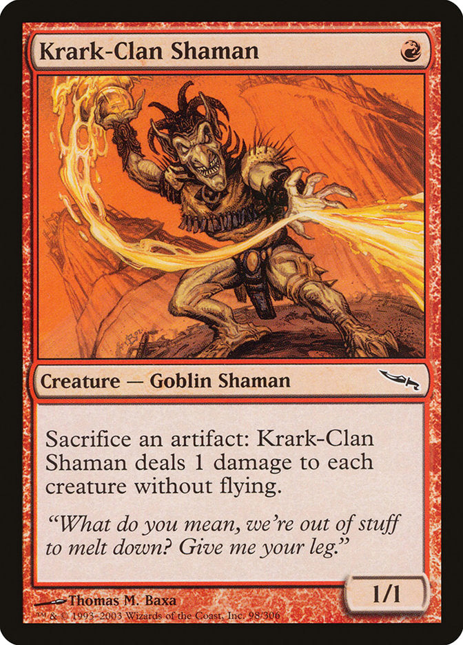 Krark-Clan Shaman [Mirrodin] | Webway Games