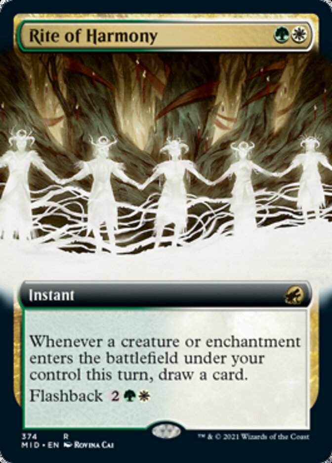 Rite of Harmony (Extended) [Innistrad: Midnight Hunt] | Webway Games
