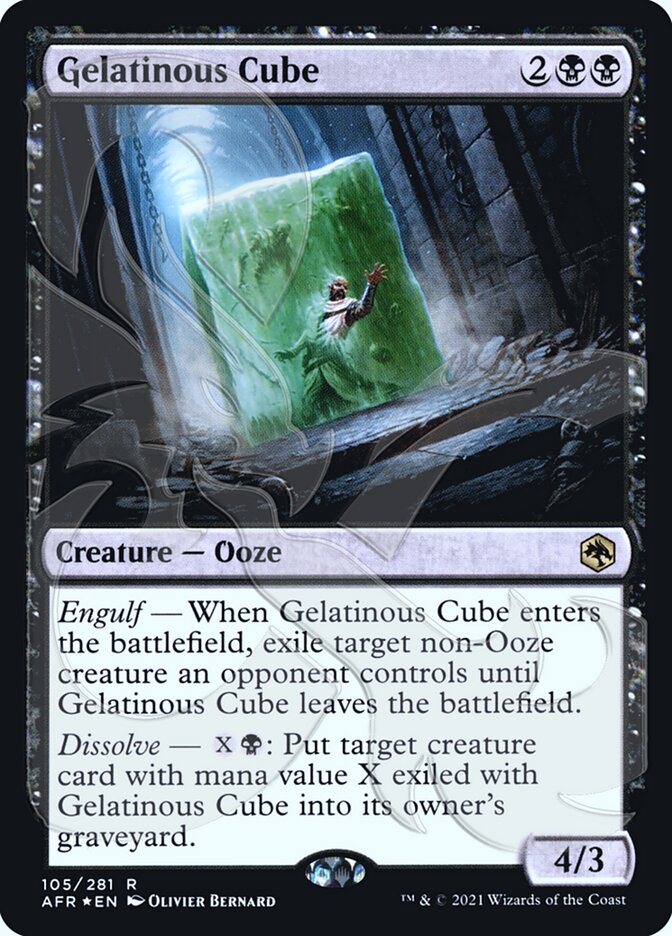 Gelatinous Cube (Ampersand Promo) [Dungeons & Dragons: Adventures in the Forgotten Realms Promos] | Webway Games