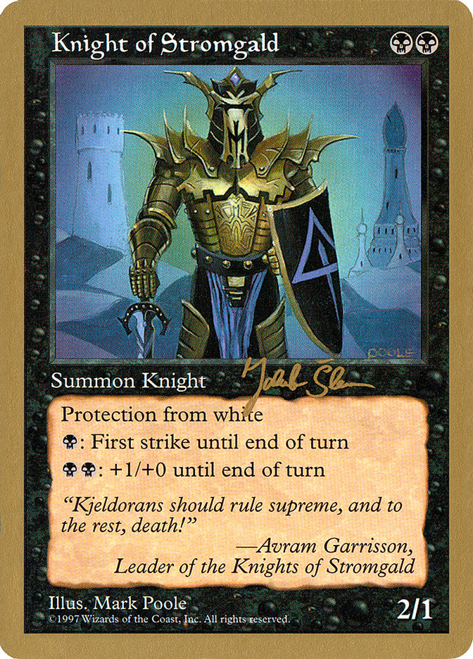 Knight of Stromgald (Jakub Slemr) [World Championship Decks 1997] | Webway Games