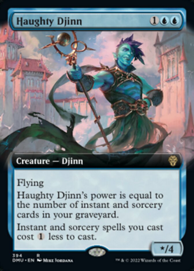 Haughty Djinn (Extended Art) [Dominaria United] | Webway Games
