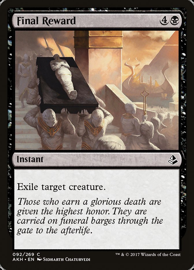Final Reward [Amonkhet] | Webway Games