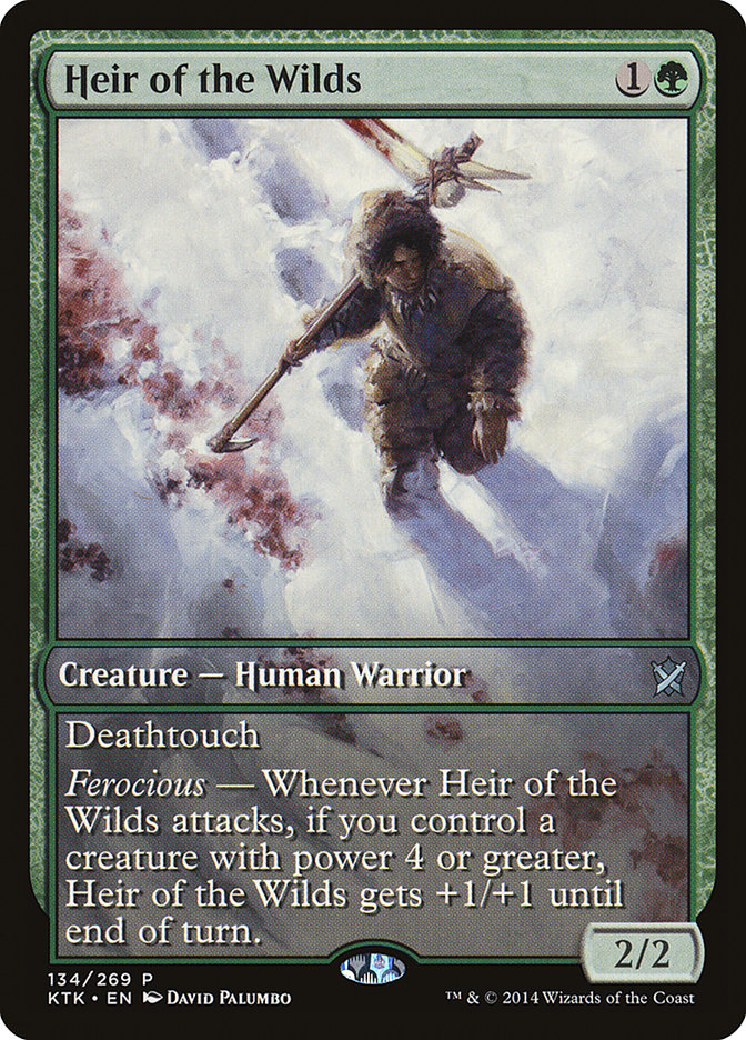 Heir of the Wilds (Game Day) (Extended Art) [Khans of Tarkir Promos] | Webway Games