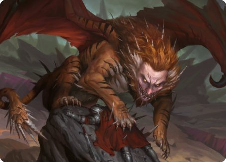 Manticore Art Card [Dungeons & Dragons: Adventures in the Forgotten Realms Art Series] | Webway Games
