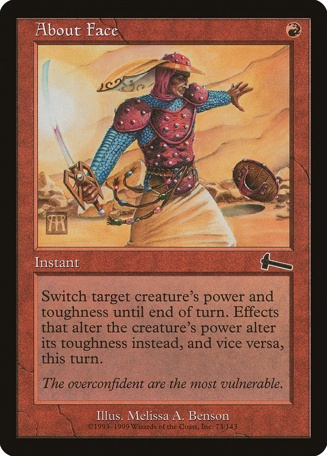 About Face [Urza's Legacy] | Webway Games