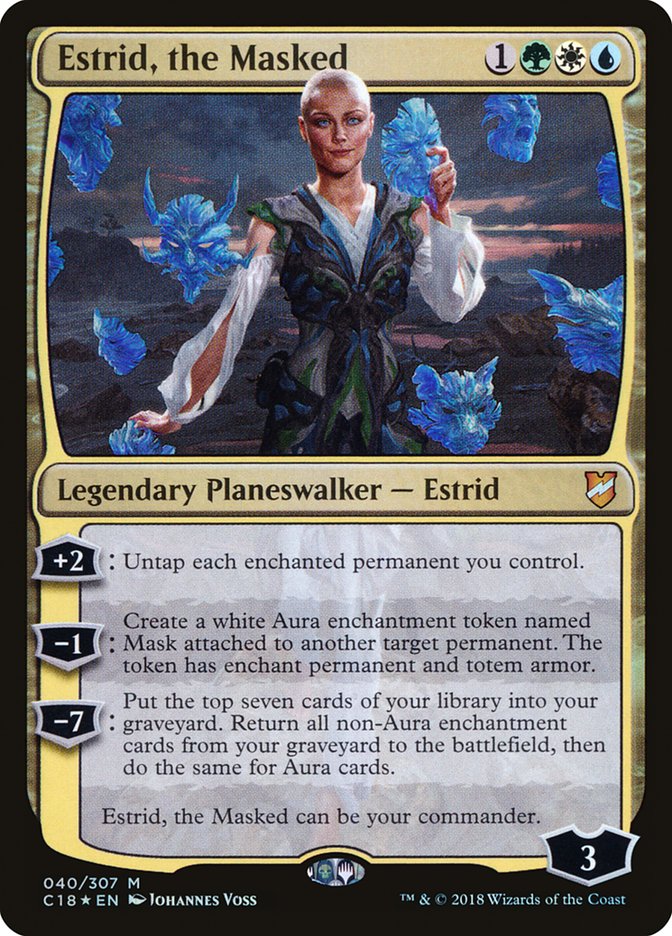 Estrid, the Masked [Commander 2018] | Webway Games
