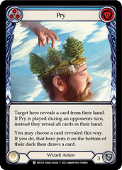 Pry (Blue) [EVR130] (Everfest)  1st Edition Rainbow Foil | Webway Games
