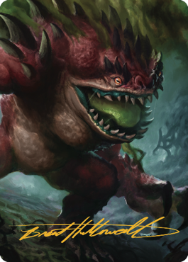 Hezrou Art Card (Gold-Stamped Signature) [Commander Legends: Battle for Baldur's Gate Art Series] | Webway Games