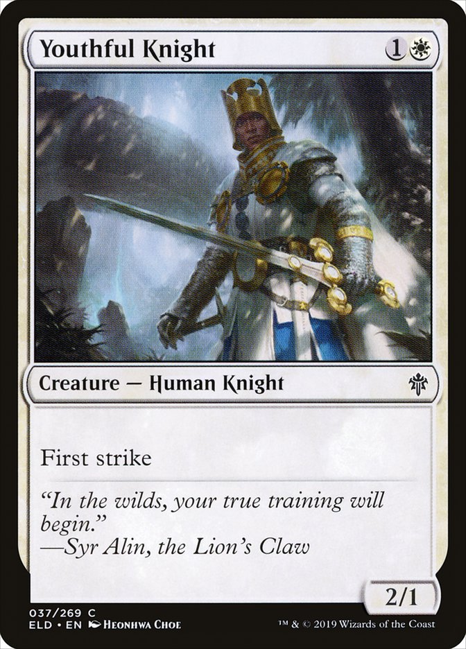 Youthful Knight [Throne of Eldraine] | Webway Games