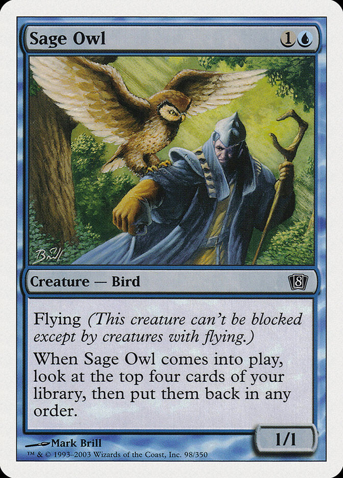 Sage Owl [Eighth Edition] | Webway Games