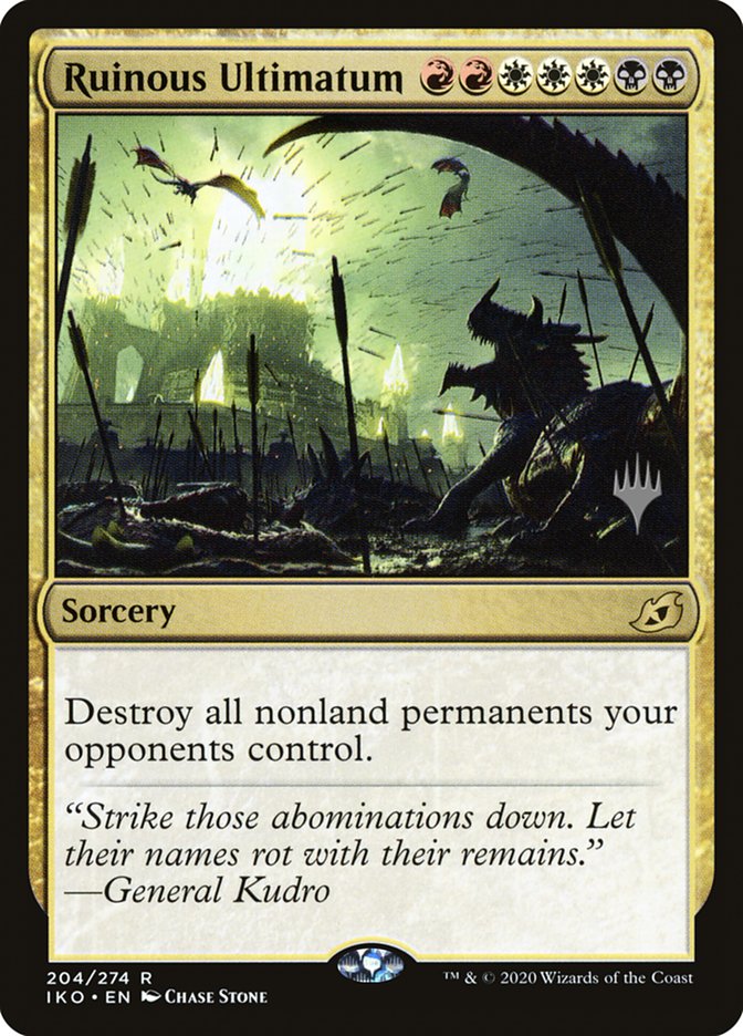 Ruinous Ultimatum (Promo Pack) [Ikoria: Lair of Behemoths Promos] | Webway Games