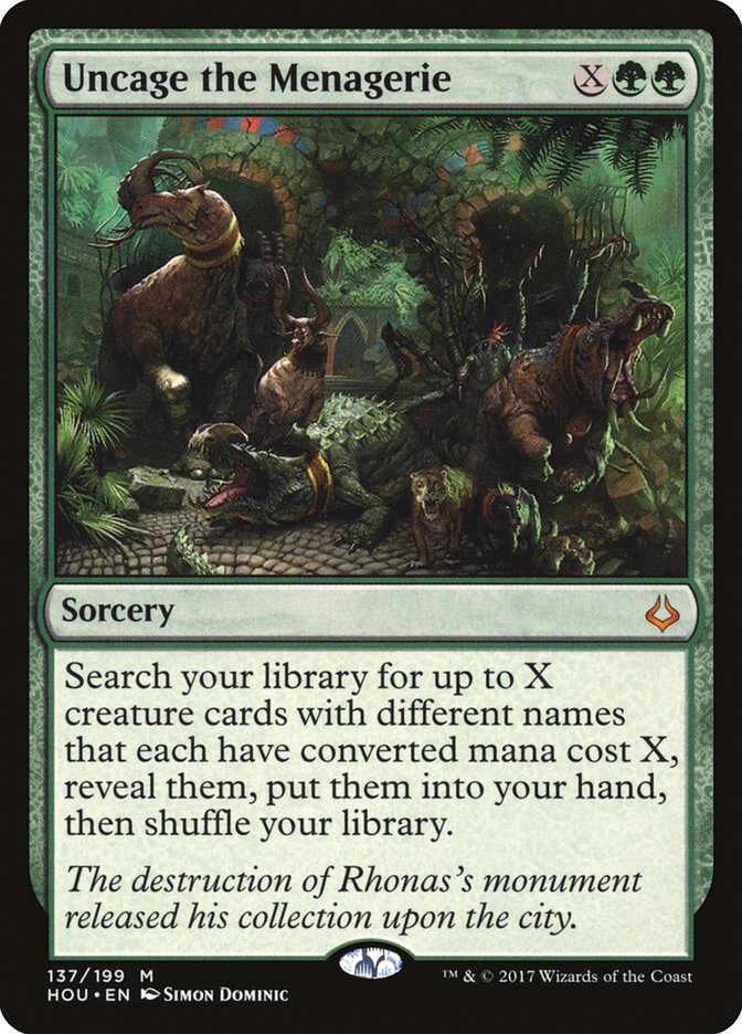 Uncage the Menagerie [Hour of Devastation] | Webway Games