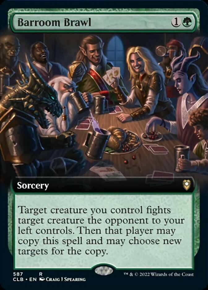 Barroom Brawl (Extended Art) [Commander Legends: Battle for Baldur's Gate] | Webway Games