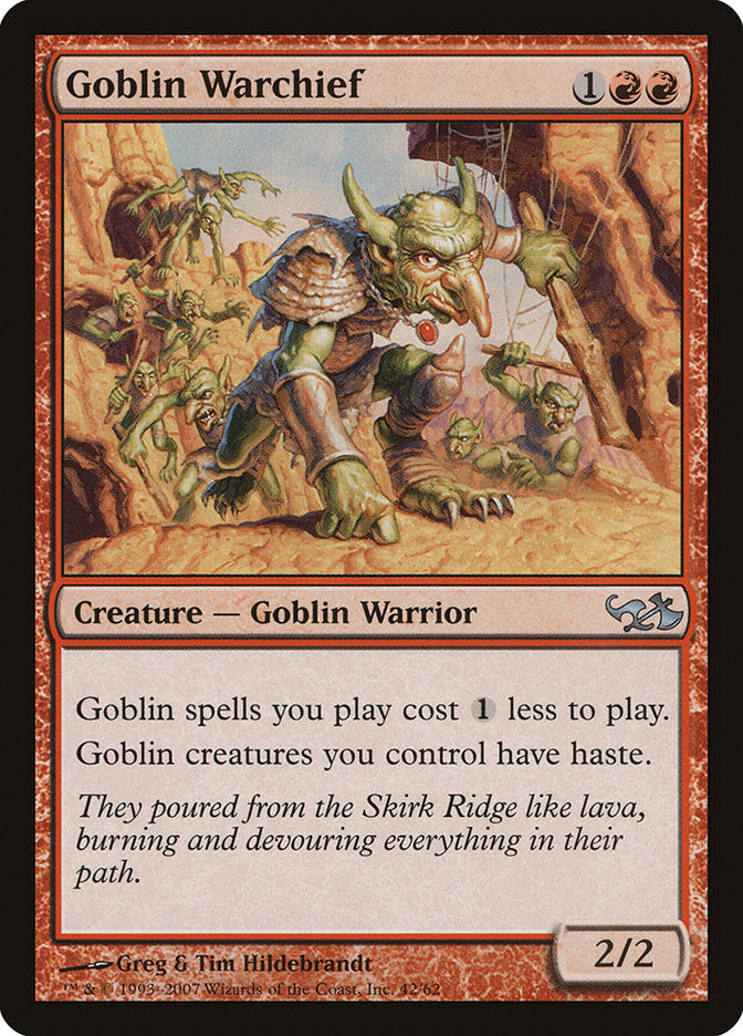 Goblin Warchief [Duel Decks: Elves vs. Goblins] | Webway Games