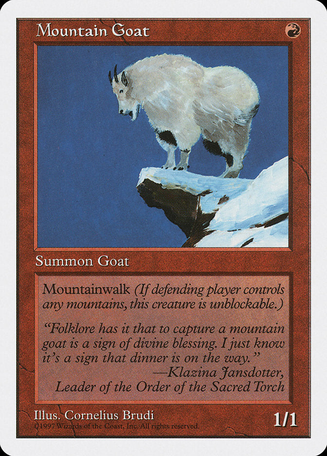 Mountain Goat [Fifth Edition] | Webway Games