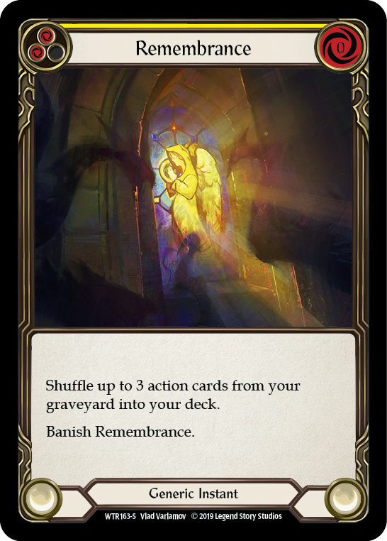 Remembrance [WTR163-S] Alpha Print Rainbow Foil | Webway Games