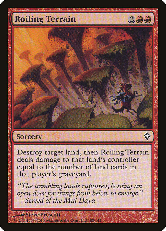 Roiling Terrain [Worldwake] | Webway Games
