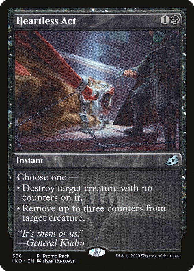 Heartless Act (Promo Pack) [Ikoria: Lair of Behemoths Promos] | Webway Games