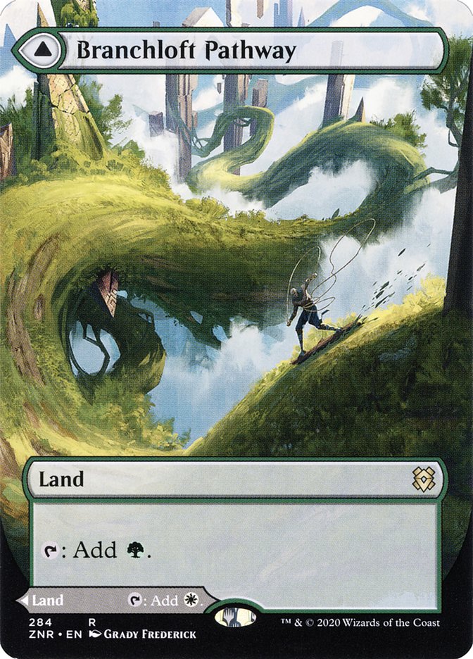 Branchloft Pathway // Boulderloft Pathway (Borderless) [Zendikar Rising] | Webway Games
