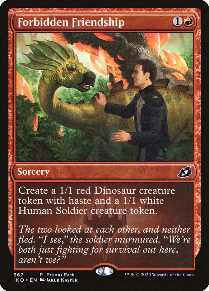 Forbidden Friendship (Promo Pack) [Ikoria: Lair of Behemoths Promos] | Webway Games