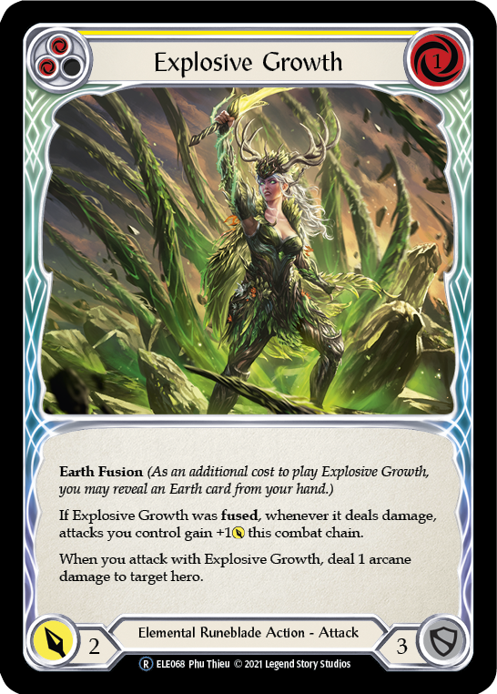 Explosive Growth (Yellow) [U-ELE068] Unlimited Normal | Webway Games