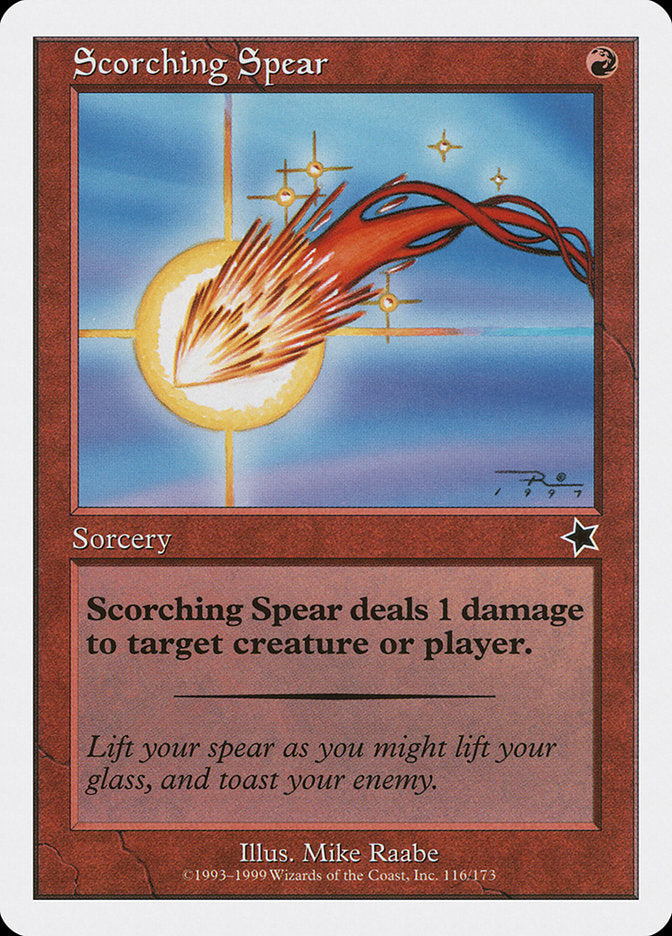 Scorching Spear [Starter 1999] | Webway Games