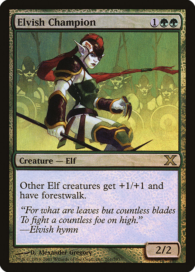 Elvish Champion (Premium Foil) [Tenth Edition] | Webway Games