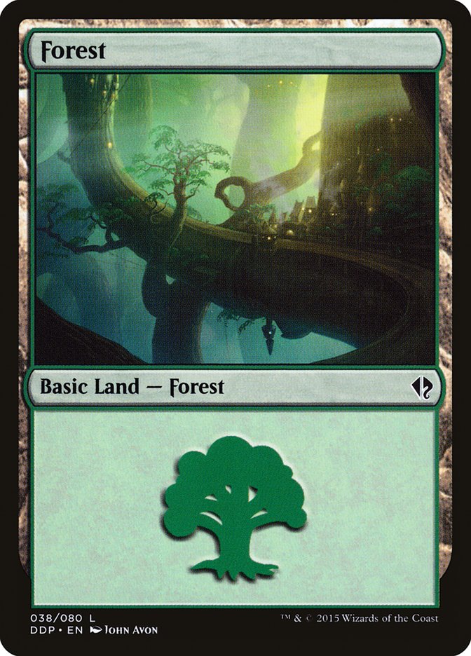 Forest (#38) [Duel Decks: Zendikar vs. Eldrazi] | Webway Games