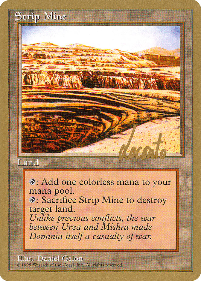 Strip Mine (Michael Loconto) [Pro Tour Collector Set] | Webway Games