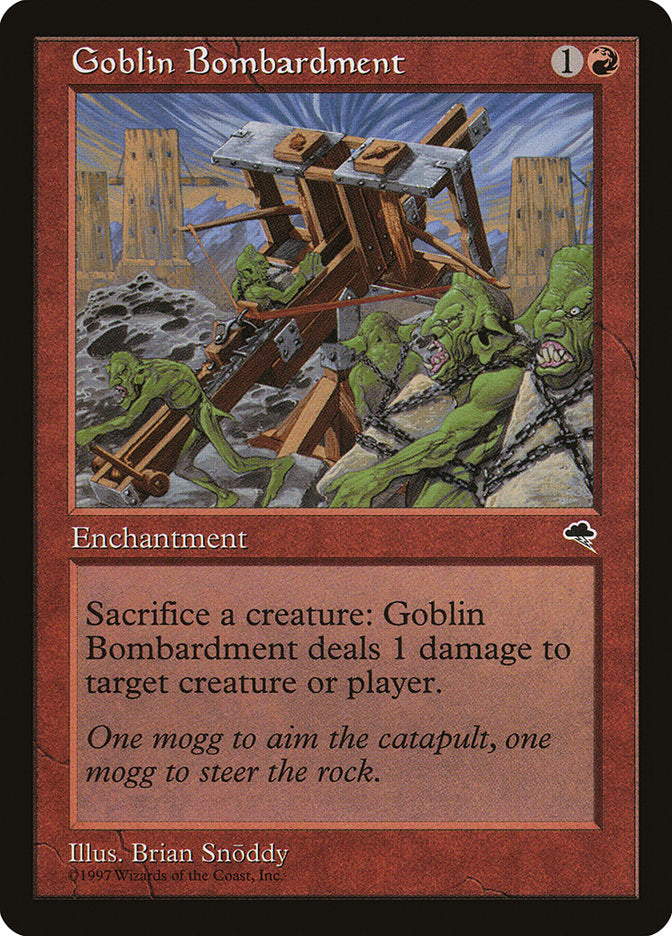 Goblin Bombardment [Tempest] | Webway Games