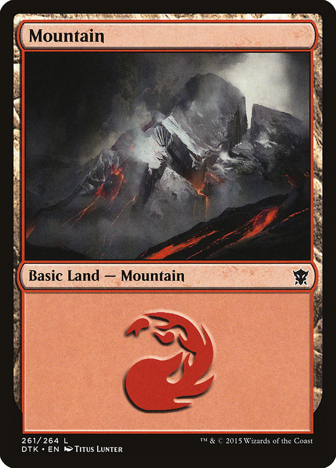 Mountain (#261) [Dragons of Tarkir] | Webway Games