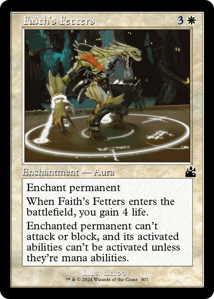 Faith's Fetters (Retro Frame) [Ravnica Remastered] | Webway Games