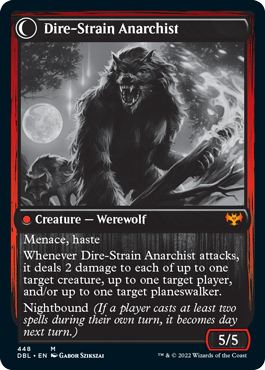 Volatile Arsonist // Dire-Strain Anarchist [Innistrad: Double Feature] | Webway Games