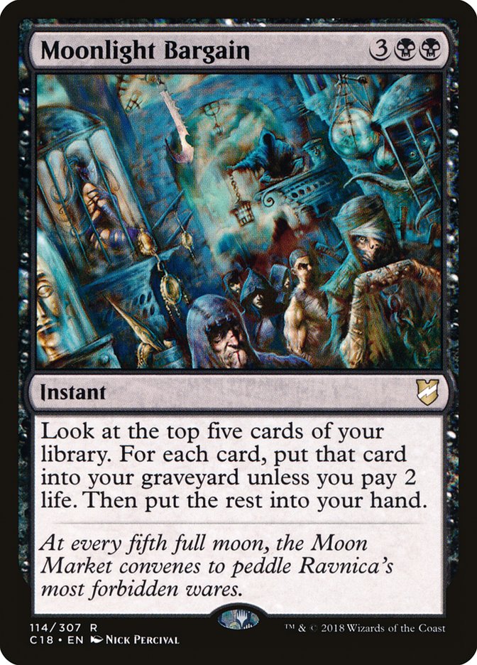 Moonlight Bargain [Commander 2018] | Webway Games