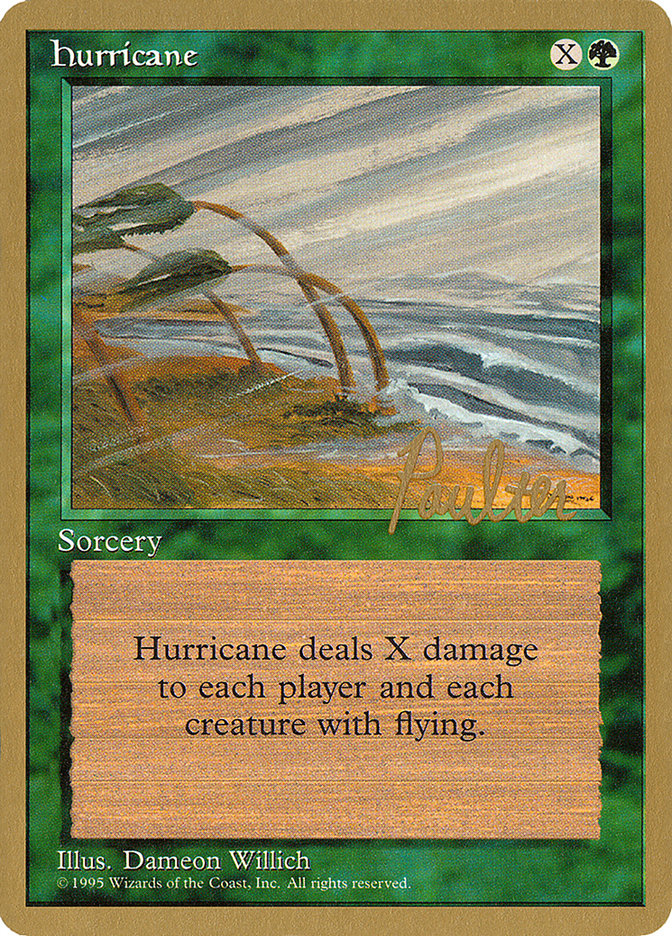Hurricane (Preston Poulter) [Pro Tour Collector Set] | Webway Games