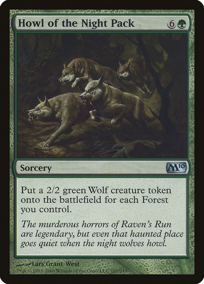 Howl of the Night Pack [Magic 2010] | Webway Games