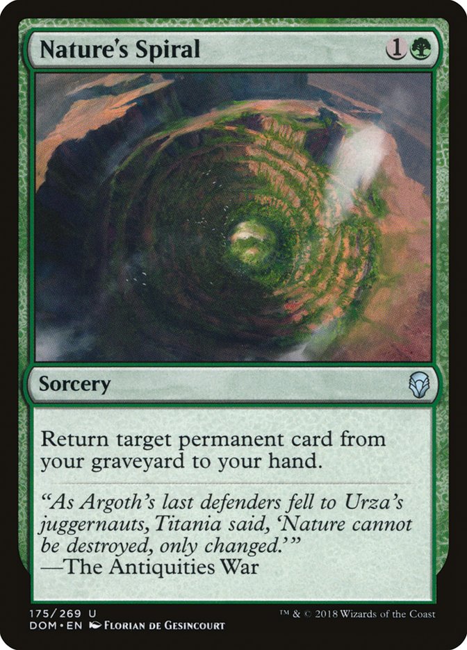 Nature's Spiral [Dominaria] | Webway Games
