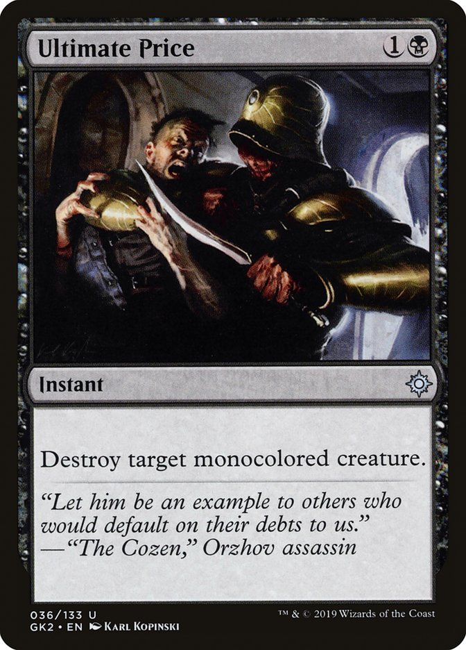 Ultimate Price [Ravnica Allegiance Guild Kit] | Webway Games