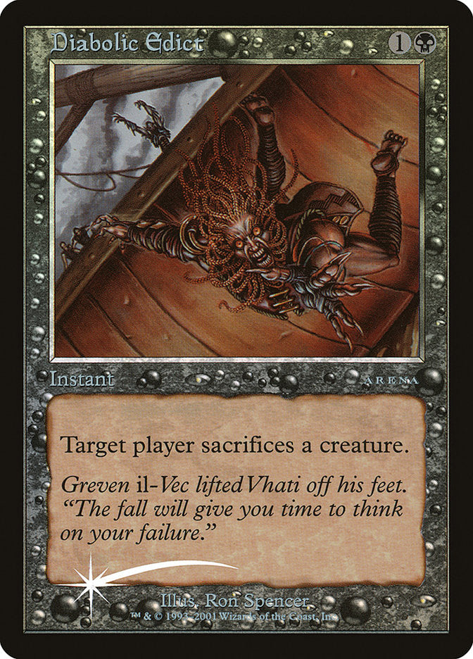 Diabolic Edict [Arena League 2001] | Webway Games